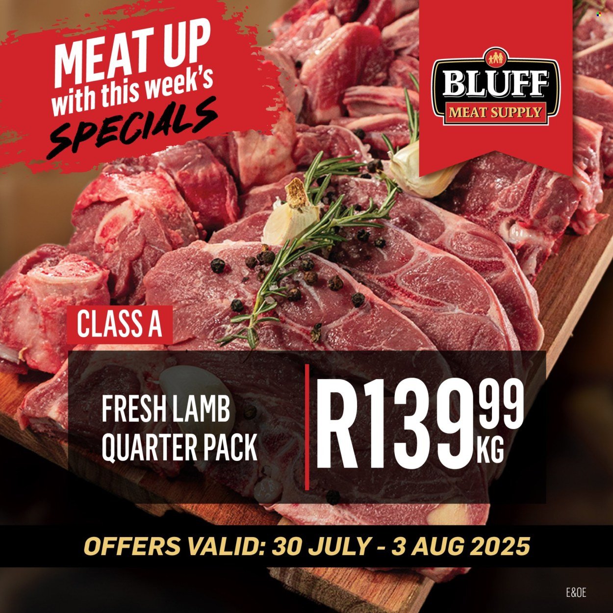 BLUFF MEAT SUPPLY specials - From Wednesday 30 Jul 2025 (2025-07-30 - 2025-08-03) | 6
