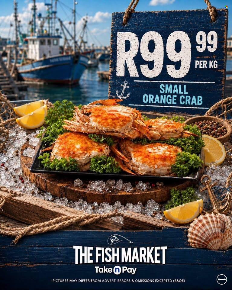 TAKE N PAY specials - From Tuesday 8 Sept 2026