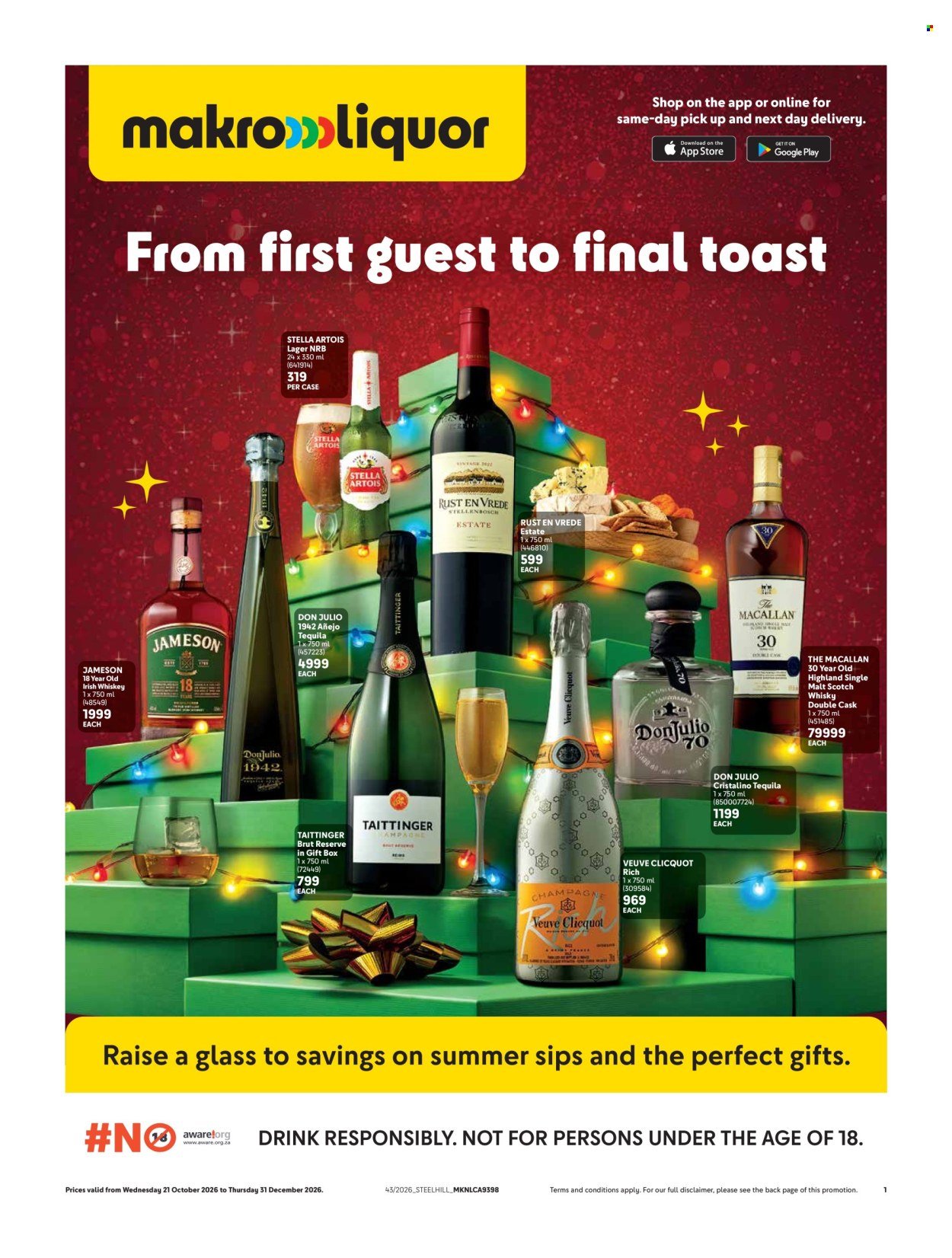 MAKRO specials - From first guest to final toast