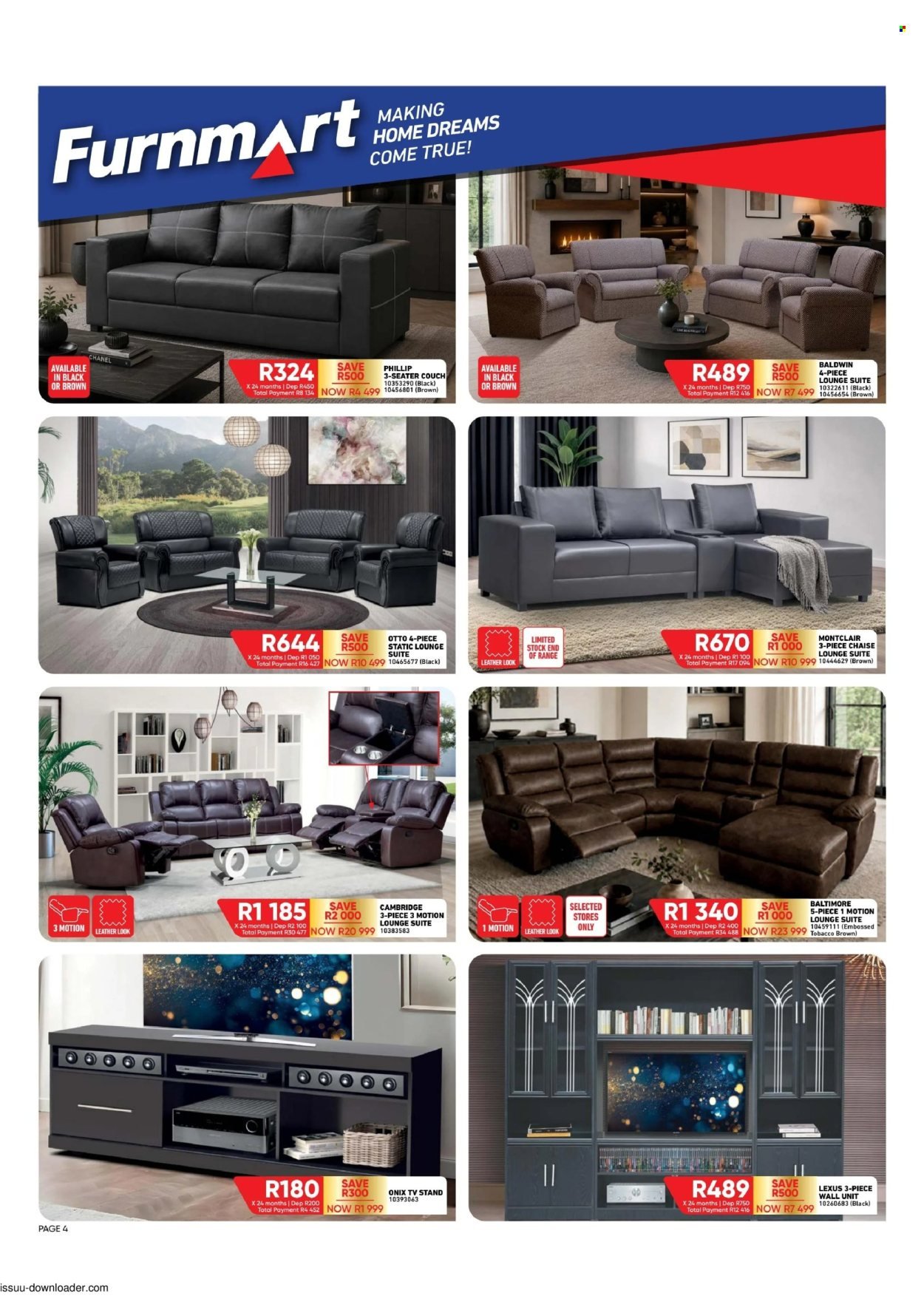 FURNMART specials - From Monday 12 Oct 2026