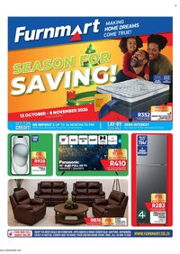 FURNMART specials - From Monday 12 Oct 2026