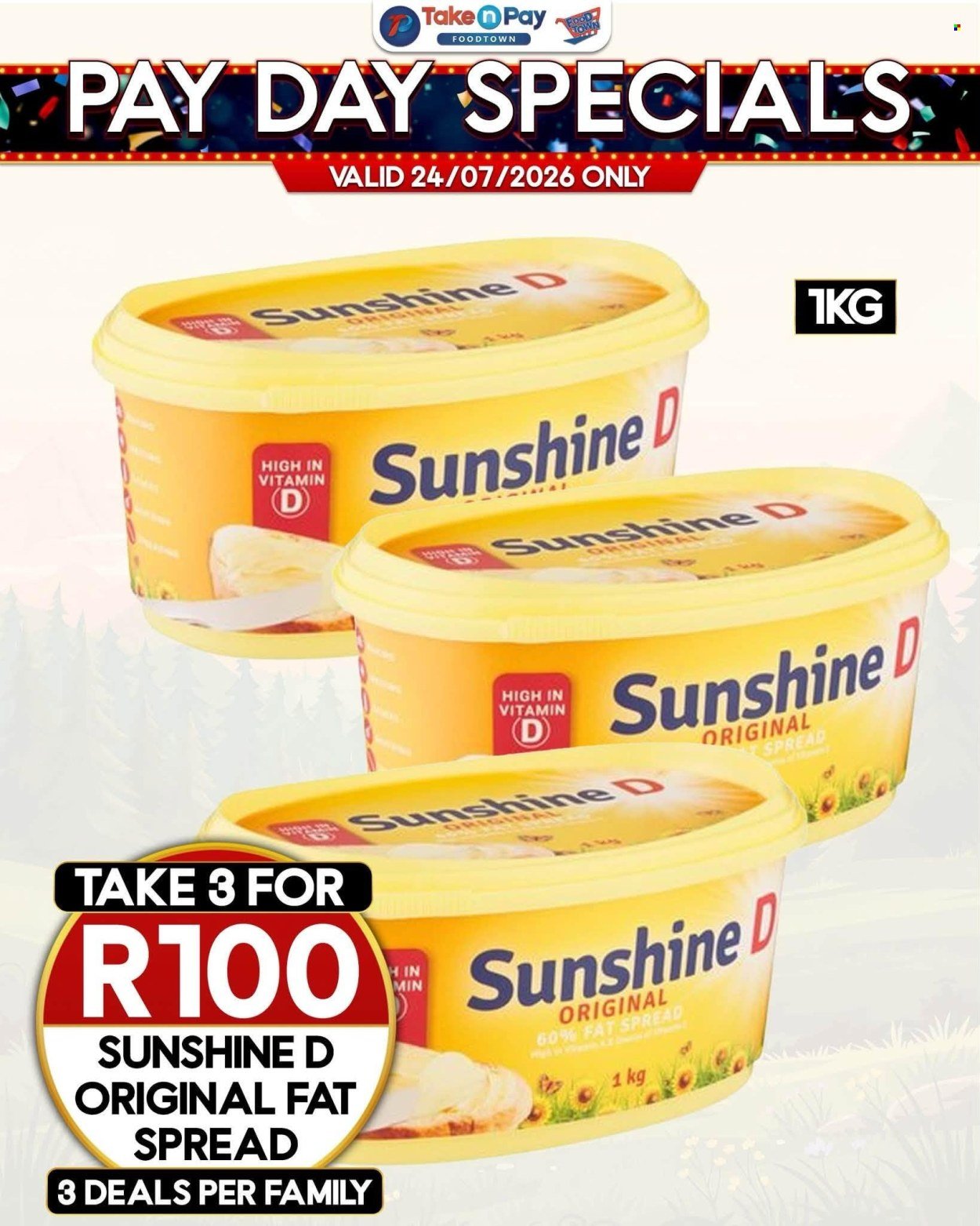 TAKE N PAY specials - From Friday 24 Jul 2026