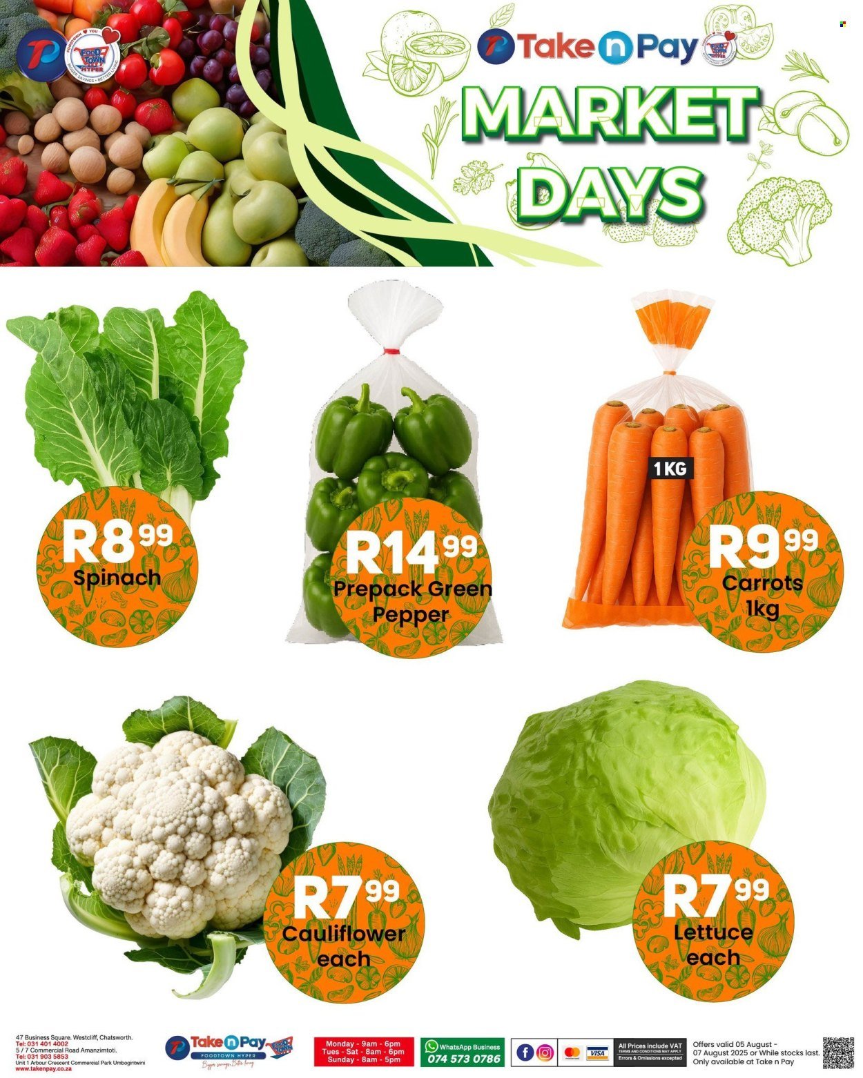TAKE N PAY specials - From Tuesday 5 Aug 2025 (2025-08-05 - 2025-08-07) | 2