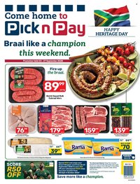 PICK N PAY specials - Weekend Specials