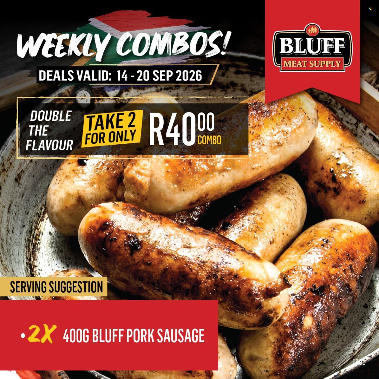 BLUFF MEAT SUPPLY specials - From Monday 14 Sept 2026