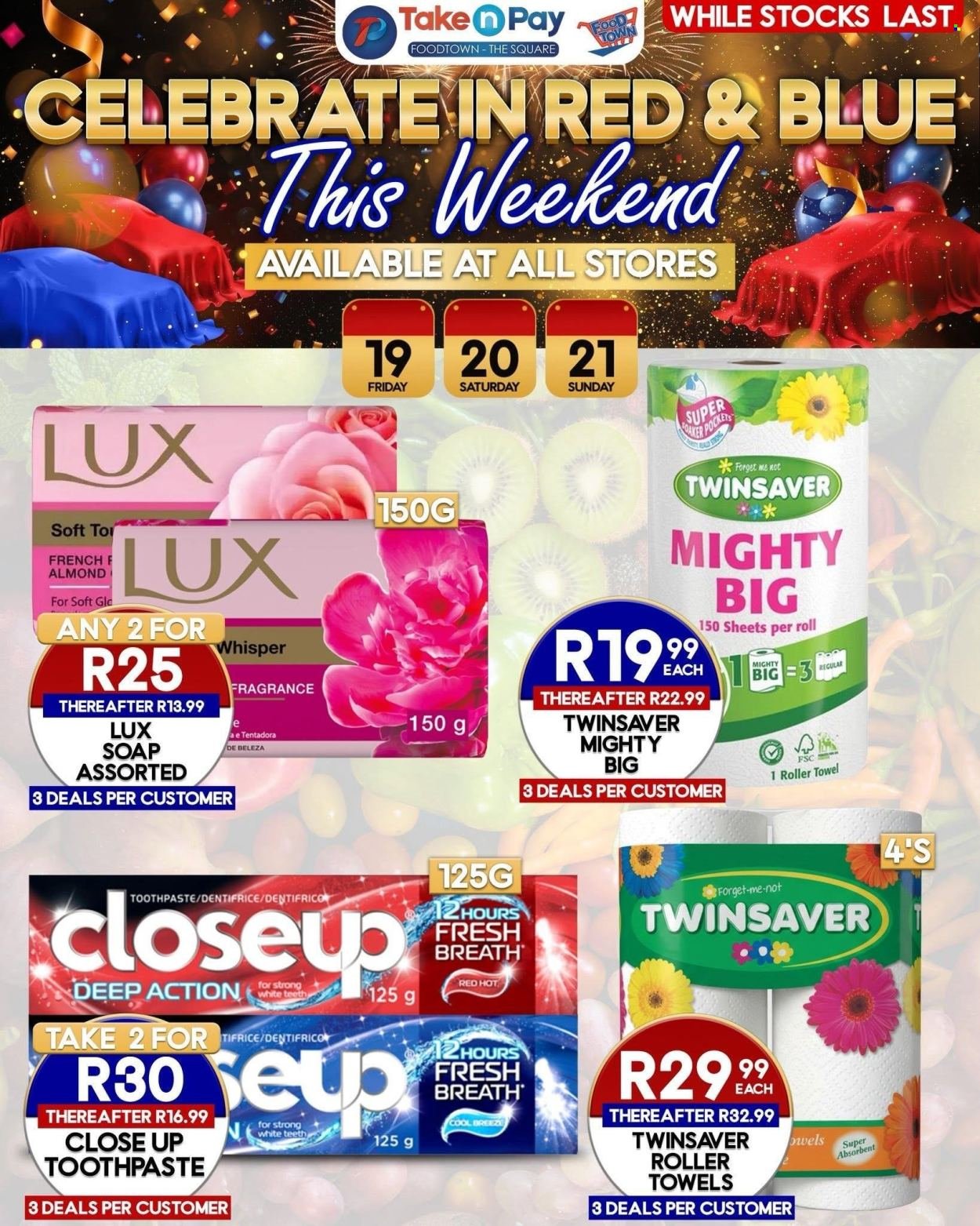 TAKE N PAY specials - From Friday 19 Jun 2026