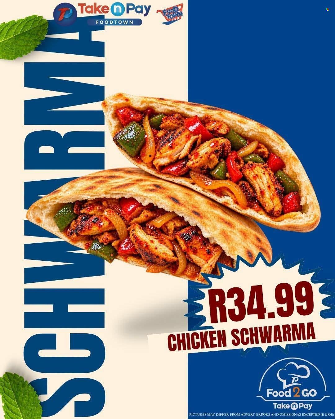 TAKE N PAY specials - From Monday 31 Aug 2026