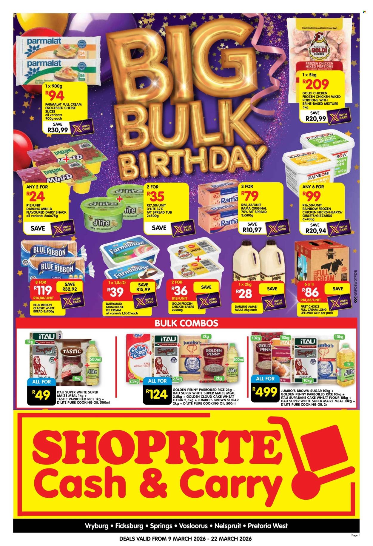 SHOPRITE specials - Cash & Carry Birthday Savings Exclusive Gauteng (2026-03-09 - 2026-03-22) | 1