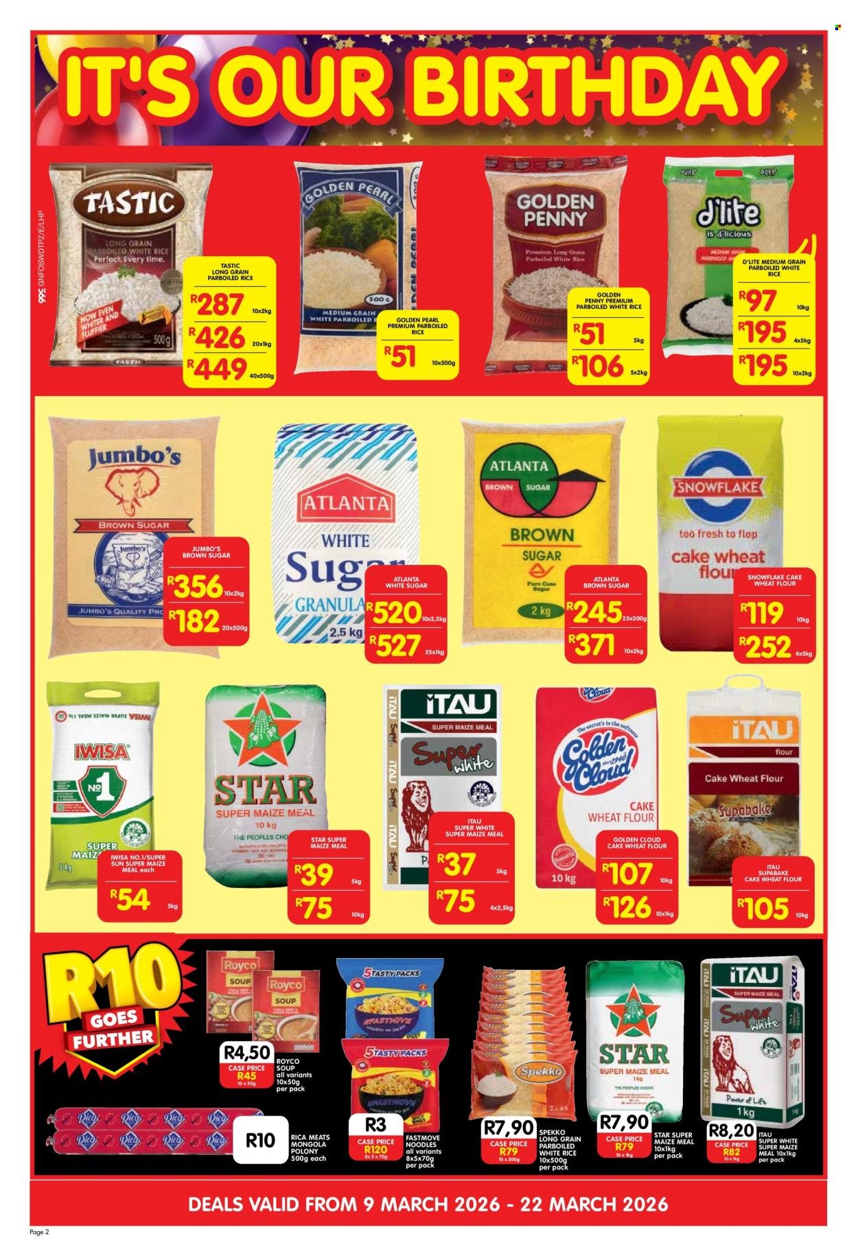 SHOPRITE specials - Cash & Carry Birthday Savings Exclusive Gauteng (2026-03-09 - 2026-03-22) | 2