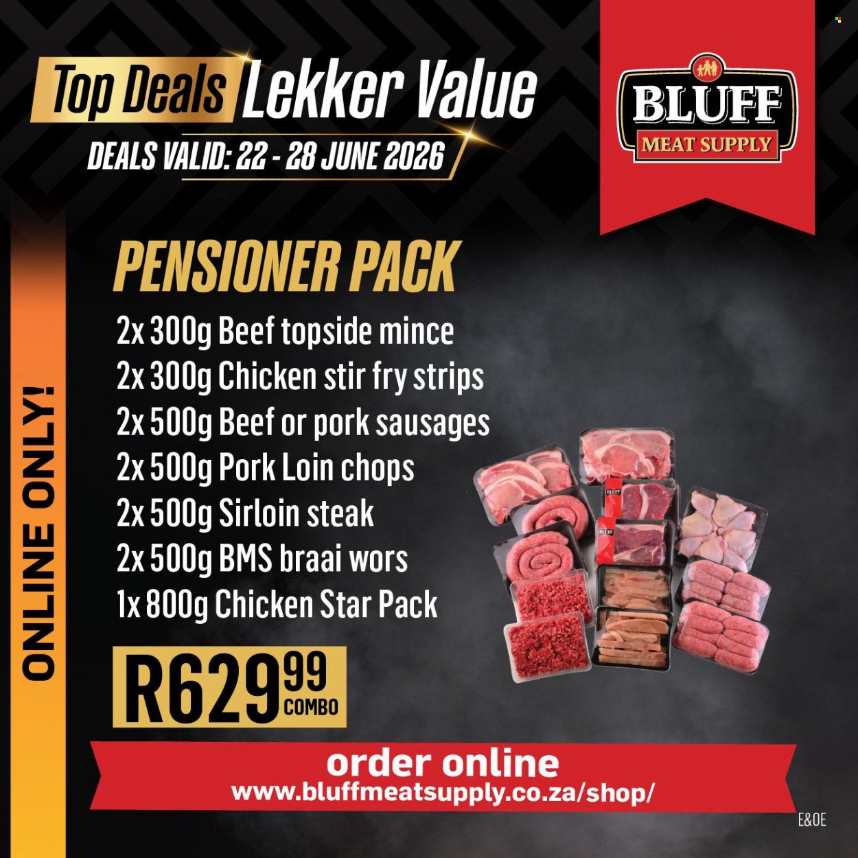 BLUFF MEAT SUPPLY specials - From Monday 22 Jun 2026
