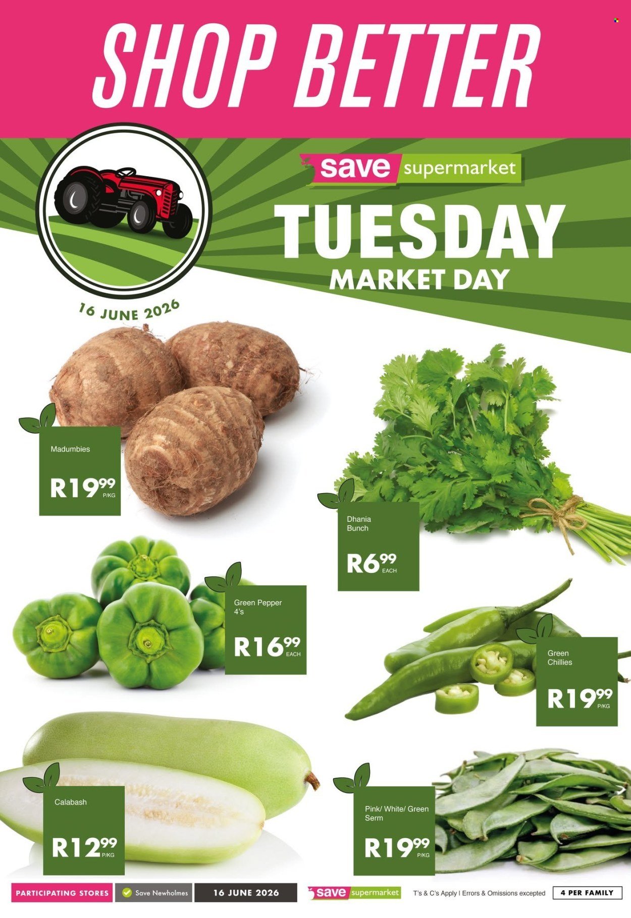SAVE specials - From Tuesday 16 Jun 2026