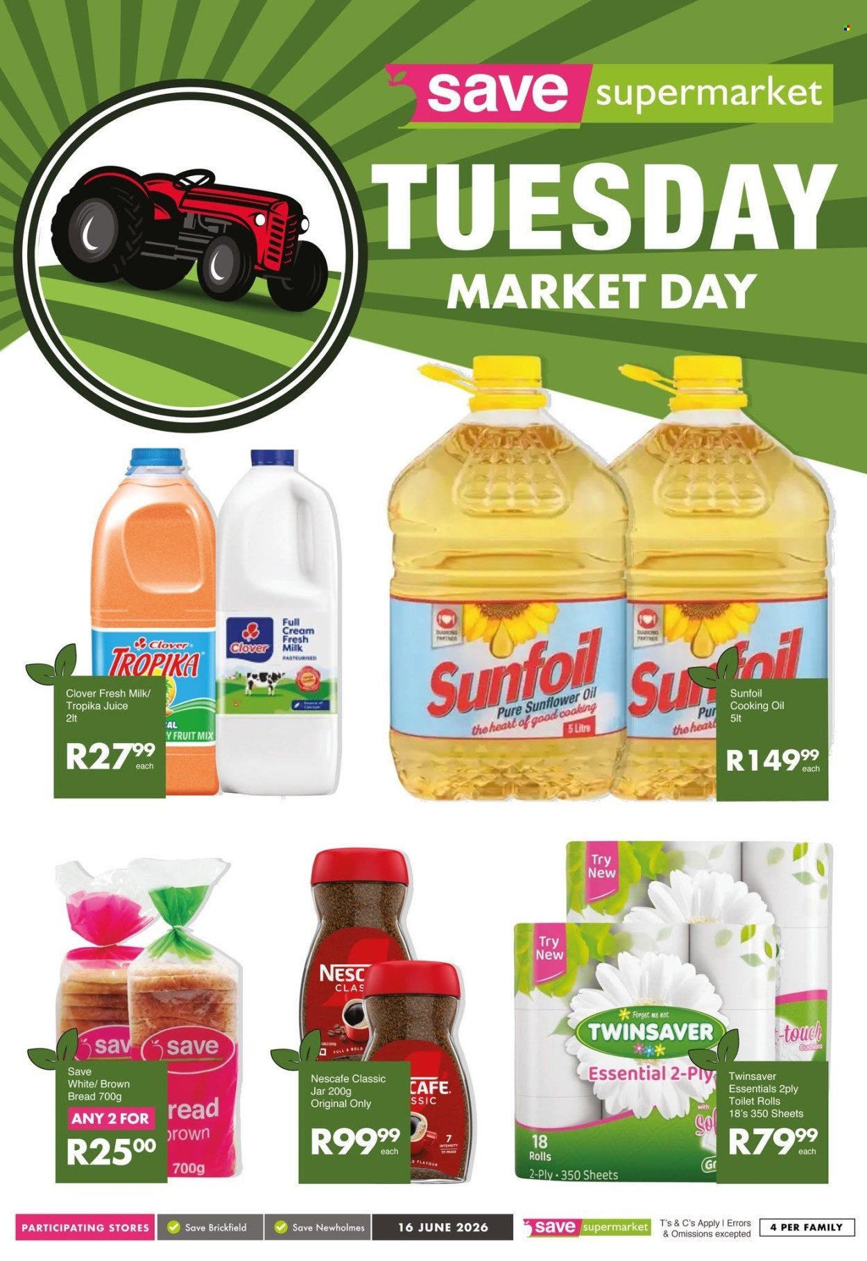 SAVE specials - From Tuesday 16 Jun 2026