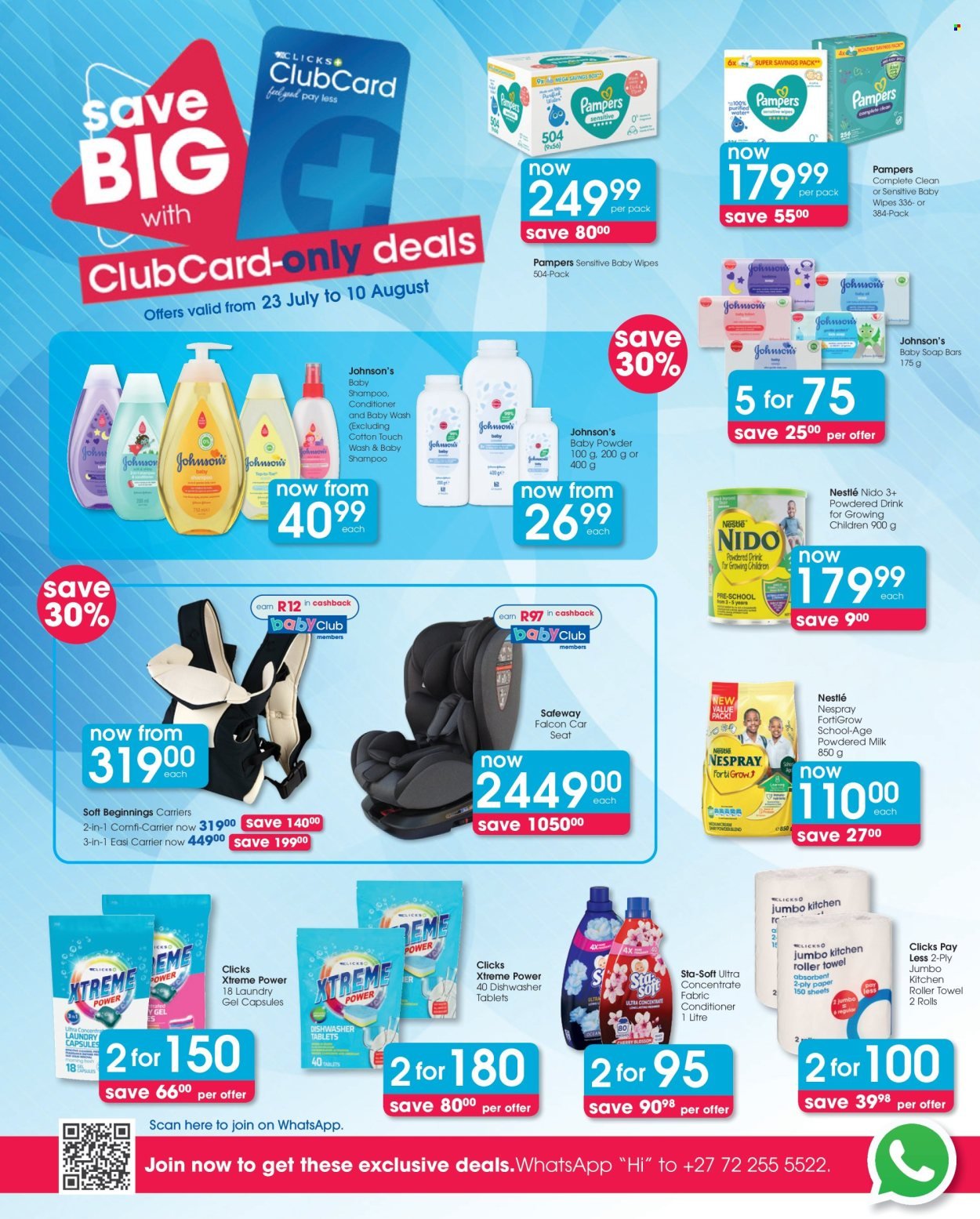 CLICKS specials - From Thursday 23 Jul 2026