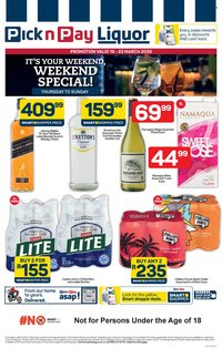 PICK N PAY specials - Weekend Liquor Specials (2026-03-19 - 2026-03-22)