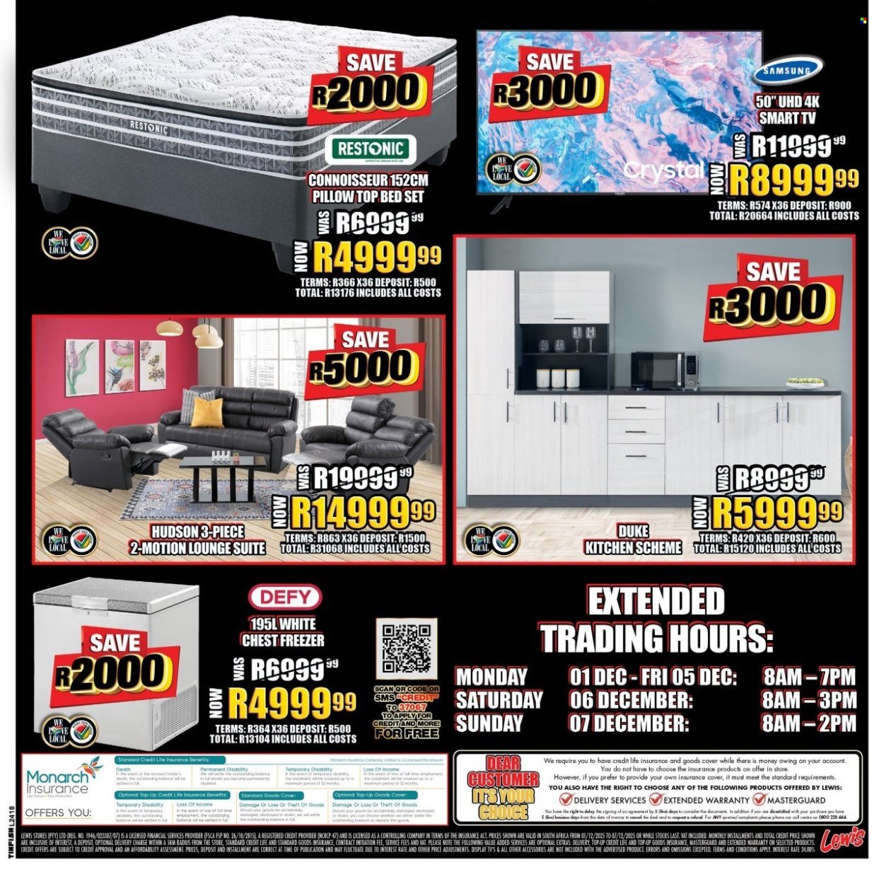 LEWIS specials - From Monday 1 Dec 2025 (2025-12-01 - 2025-12-07) | 4