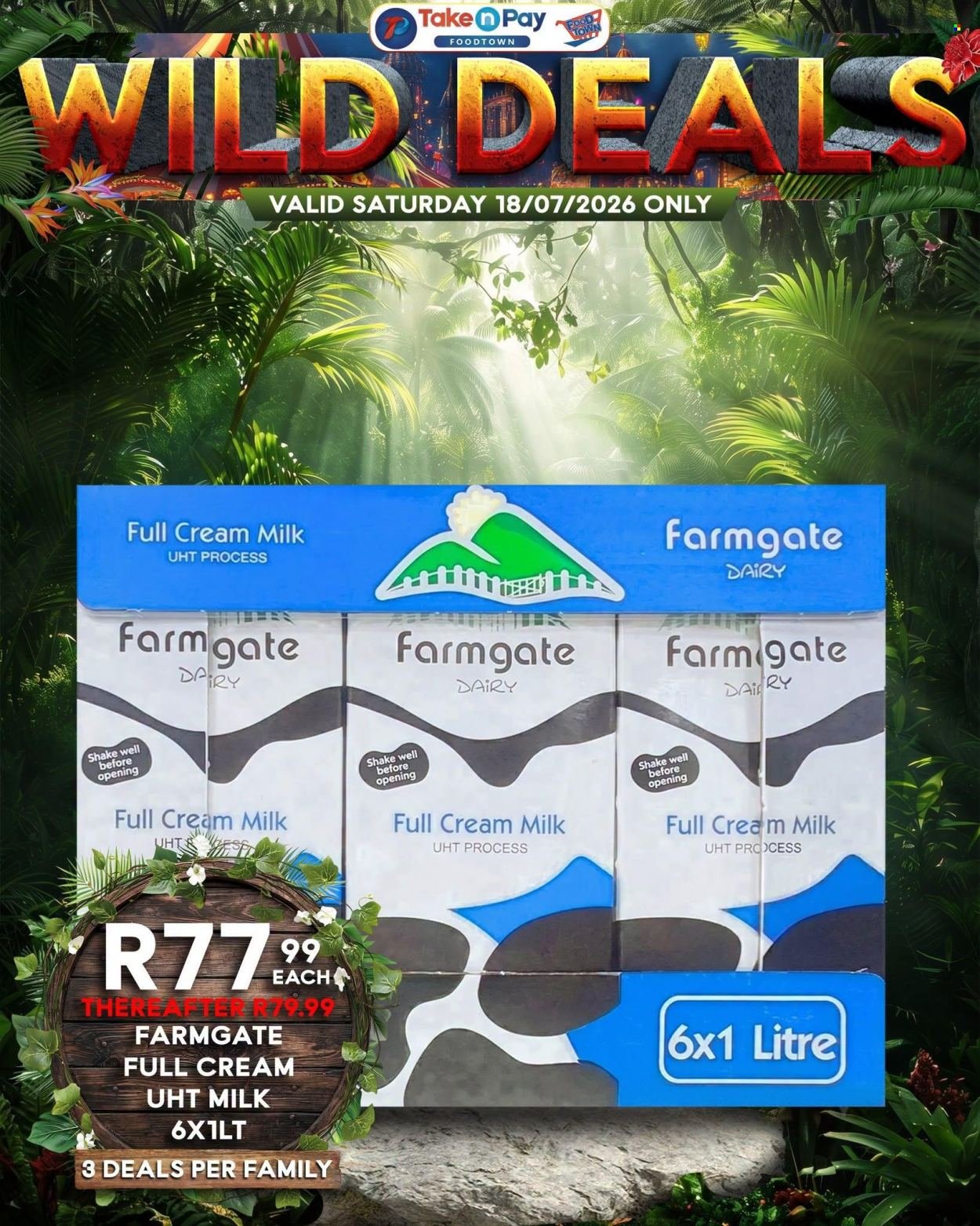 TAKE N PAY specials - From Saturday 18 Jul 2026