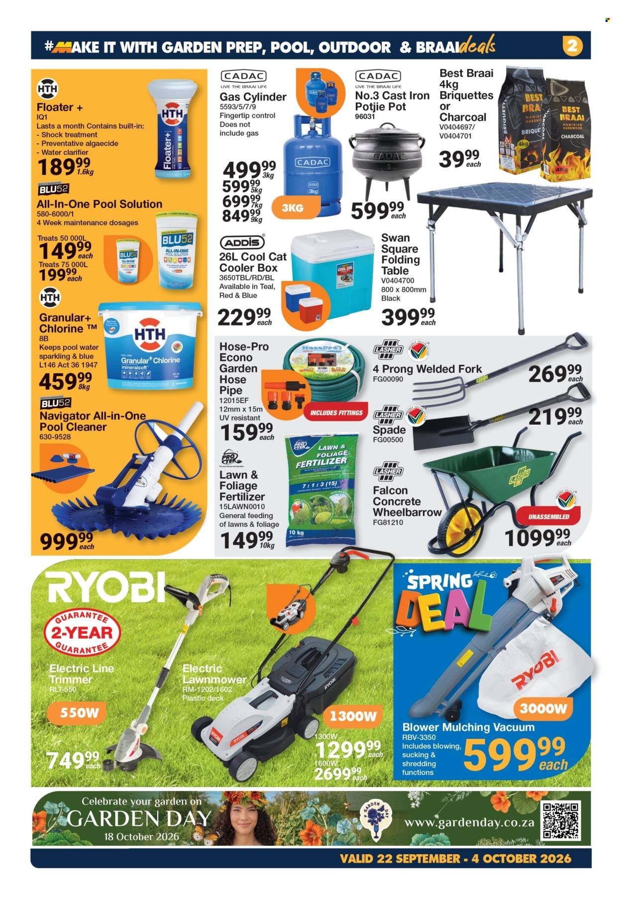 MICA specials - From Tuesday 22 Sept 2026