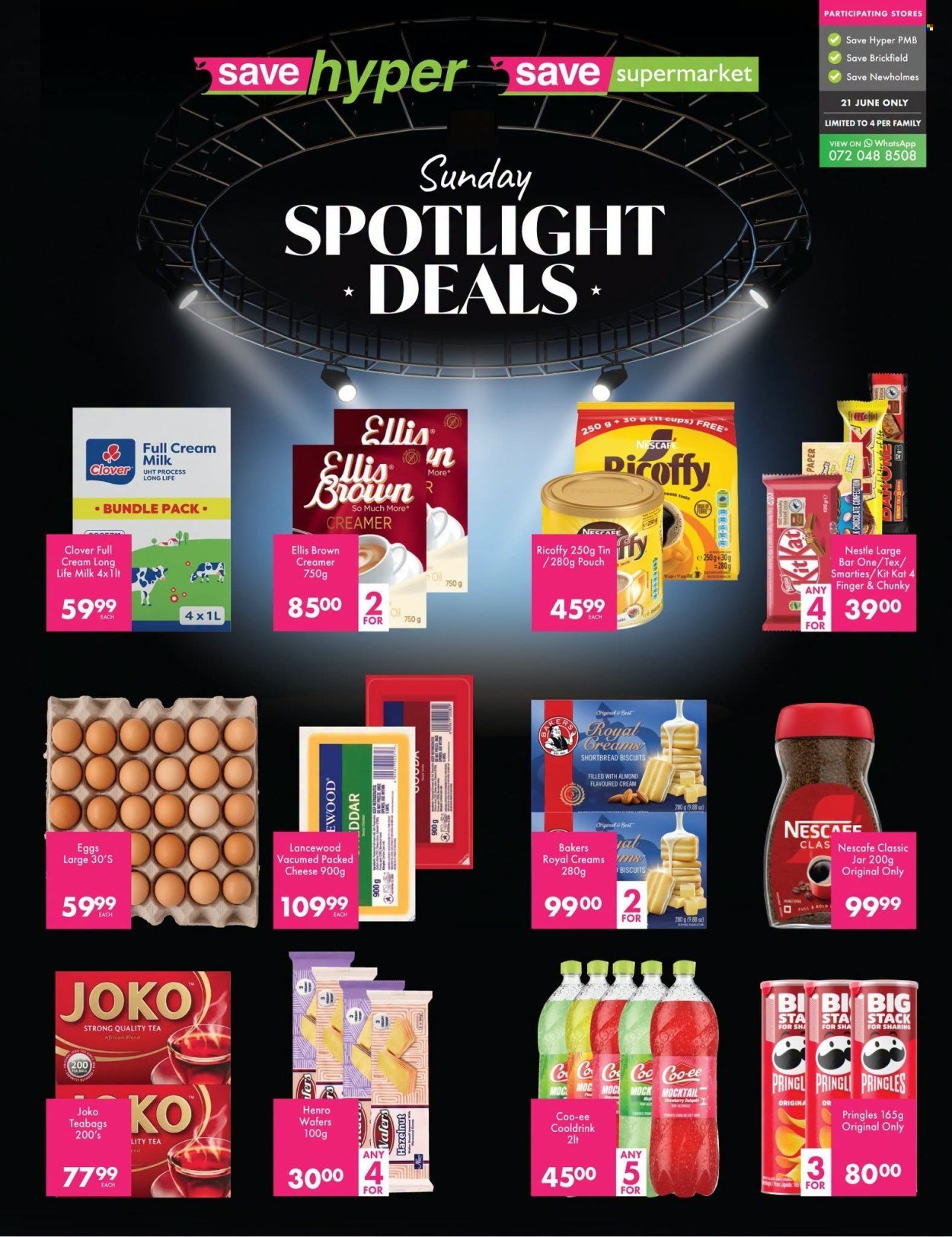 SAVE specials - From Sunday 21 Jun 2026
