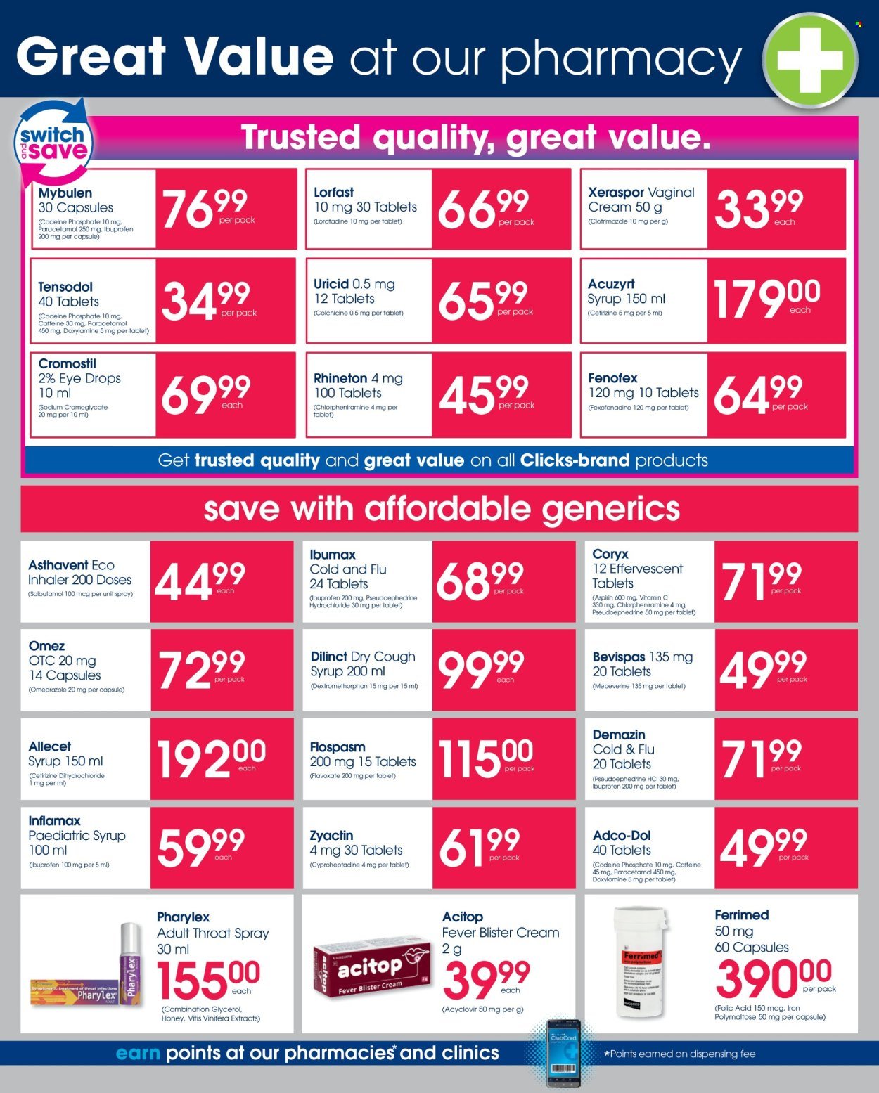CLICKS specials - From Thursday 7 Aug 2025 (2025-08-07 - 2025-08-20) | 20