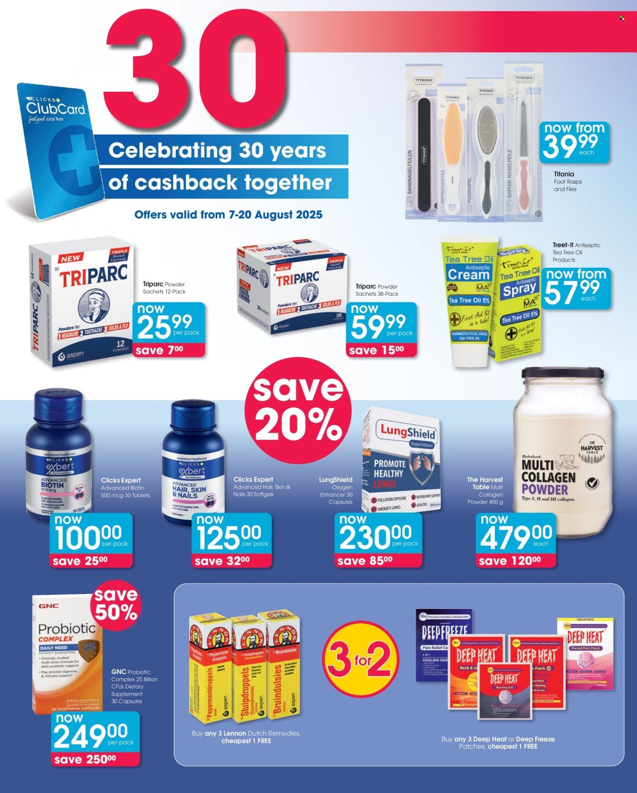CLICKS specials - From Thursday 7 Aug 2025 (2025-08-07 - 2025-08-20) | 6