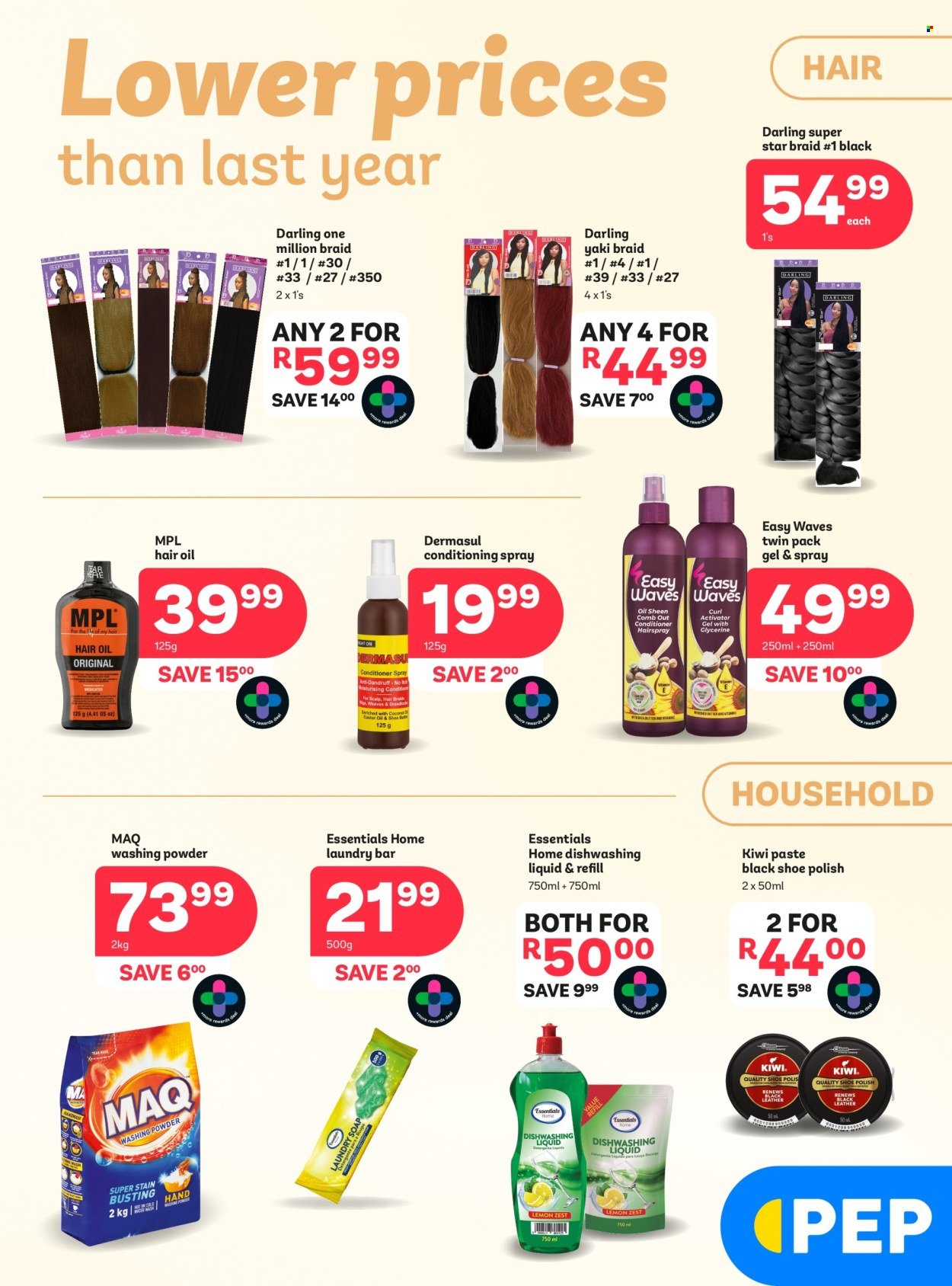 PEP STORES specials - Essentials Deals