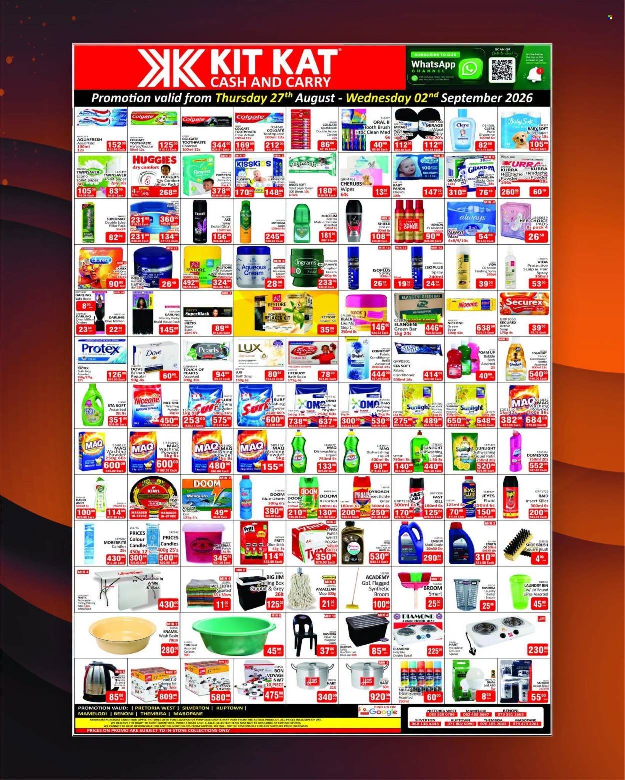 KIT KAT CASH & CARRY specials - From Thursday 27 Aug 2026