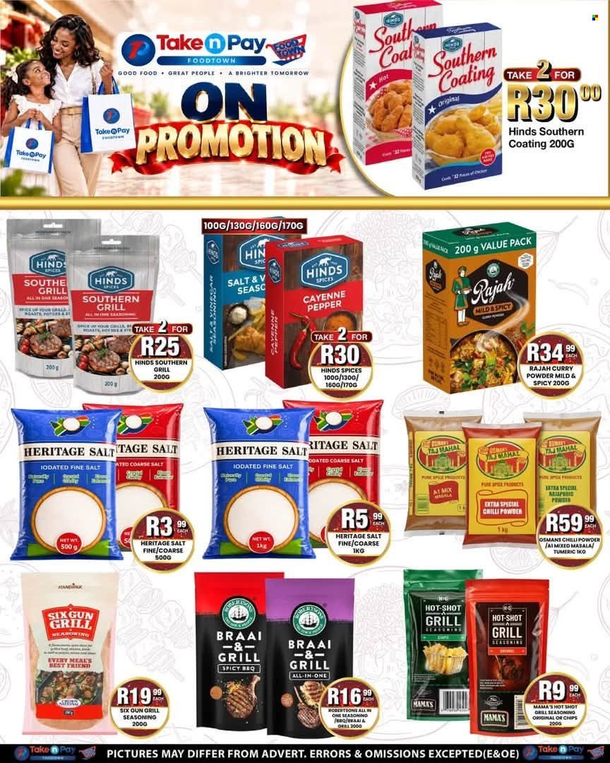 TAKE N PAY specials - From Monday 19 Oct 2026