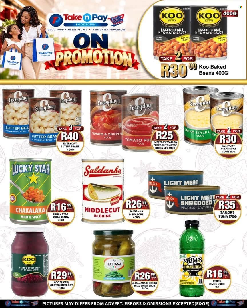 TAKE N PAY specials - From Monday 19 Oct 2026