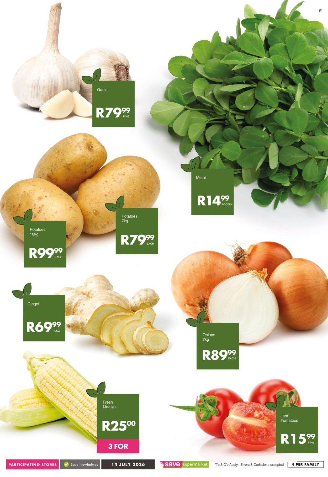 SAVE specials - From Tuesday 14 Jul 2026