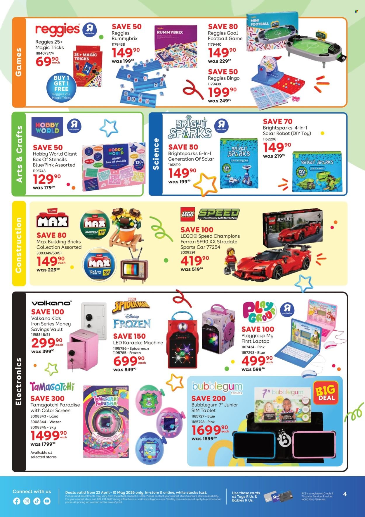 TOYS R US specials - From Thursday 23 Apr 2026 (2026-04-23 - 2026-05-10) | 4