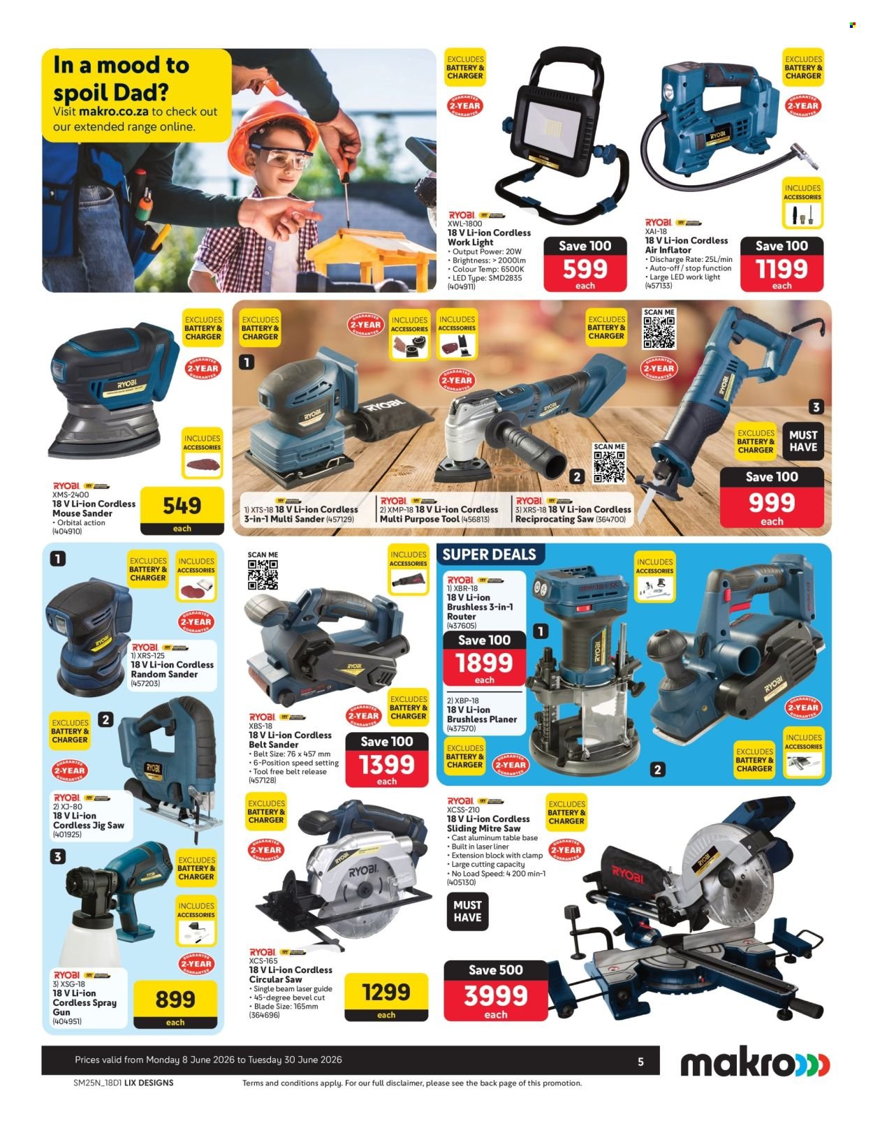 MAKRO specials - Ryobi