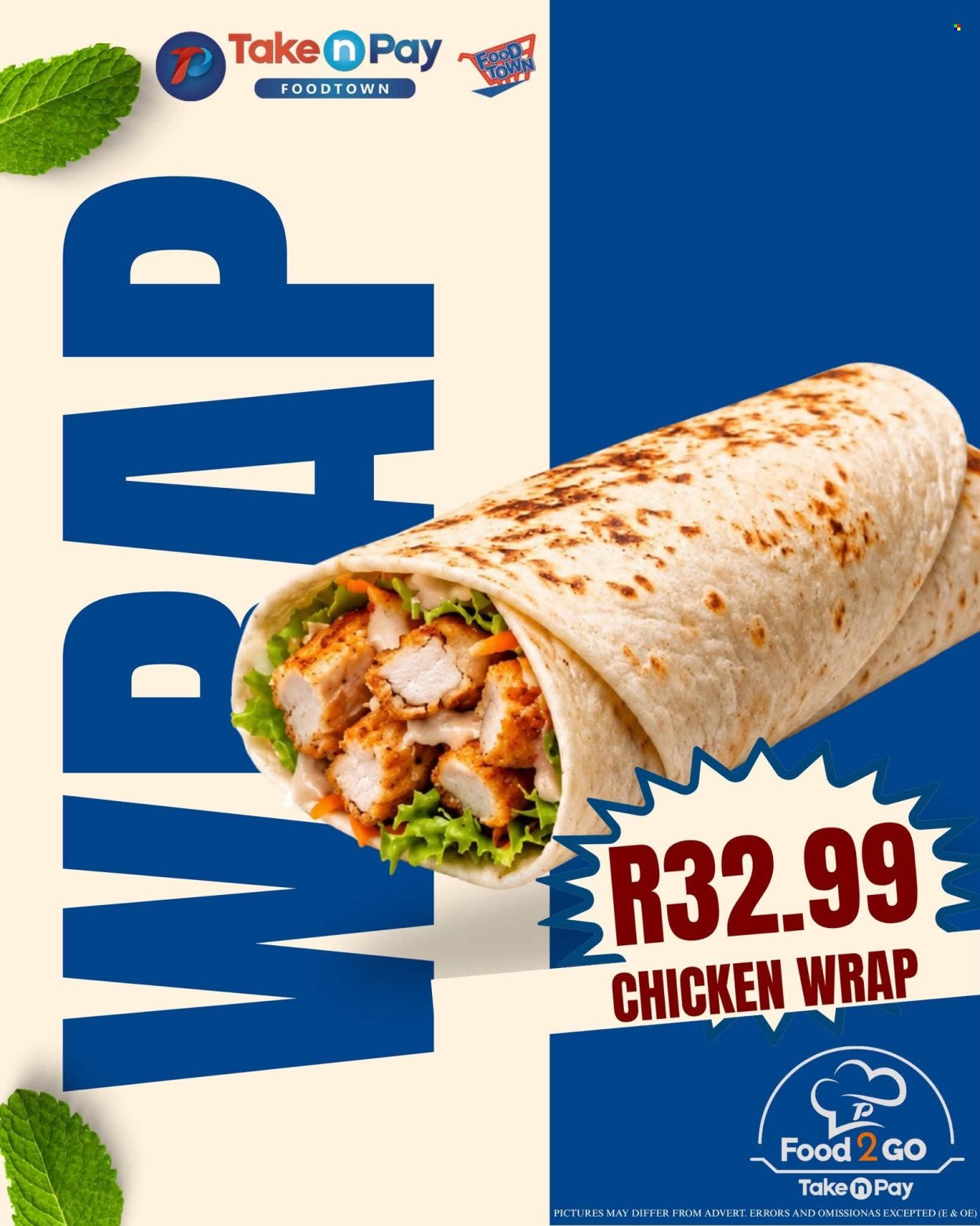 TAKE N PAY specials - From Monday 12 Oct 2026