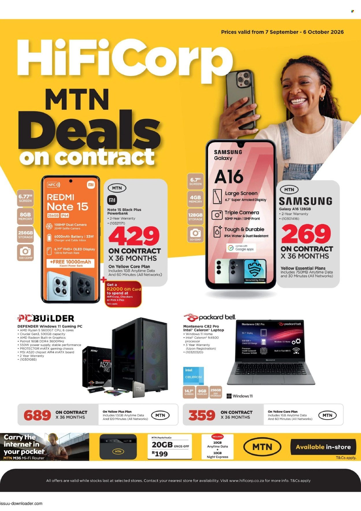 HIFI CORP specials - From Monday 7 Sept 2026