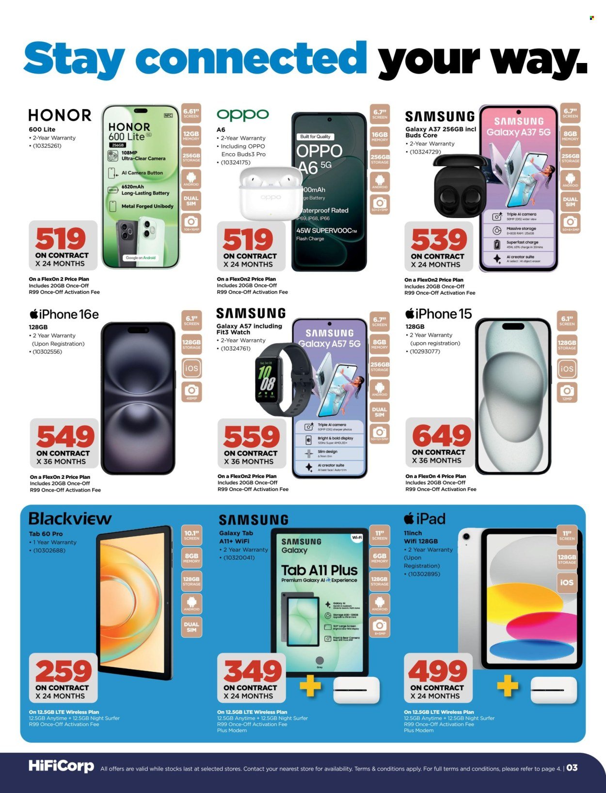 HIFI CORP specials - From Wednesday 1 Jul 2026