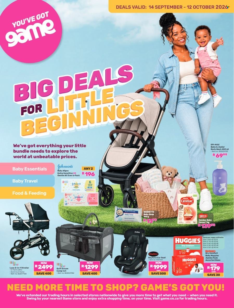 GAME specials - Big Deals For Little Beginnings