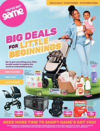 GAME specials - Big Deals For Little Beginnings