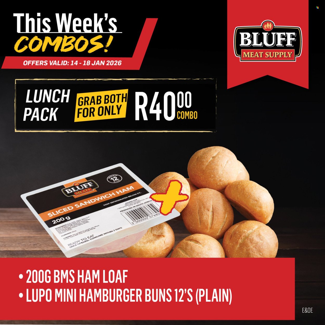 BLUFF MEAT SUPPLY specials - From Wednesday 14 Jan 2026 (2026-01-14 - 2026-01-18) | 10
