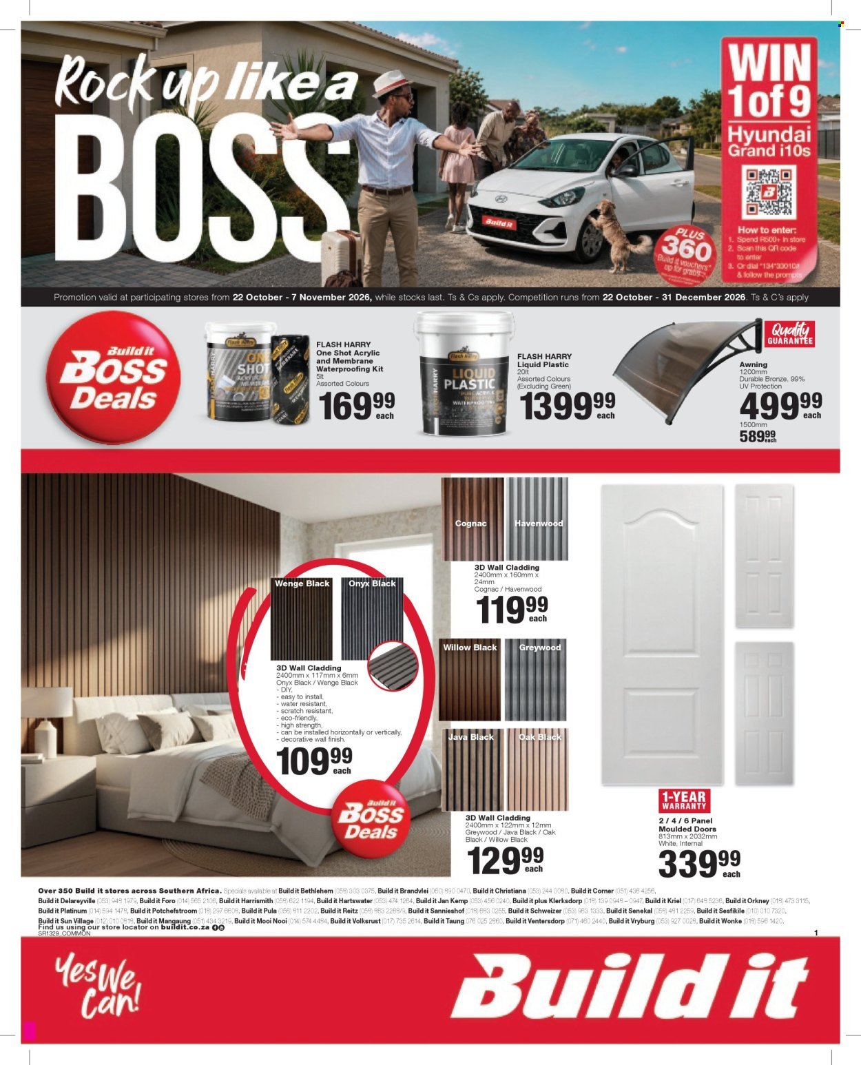BUILD IT specials - From Thursday 22 Oct 2026