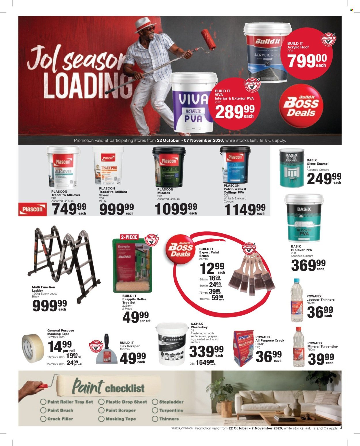 BUILD IT specials - From Thursday 22 Oct 2026