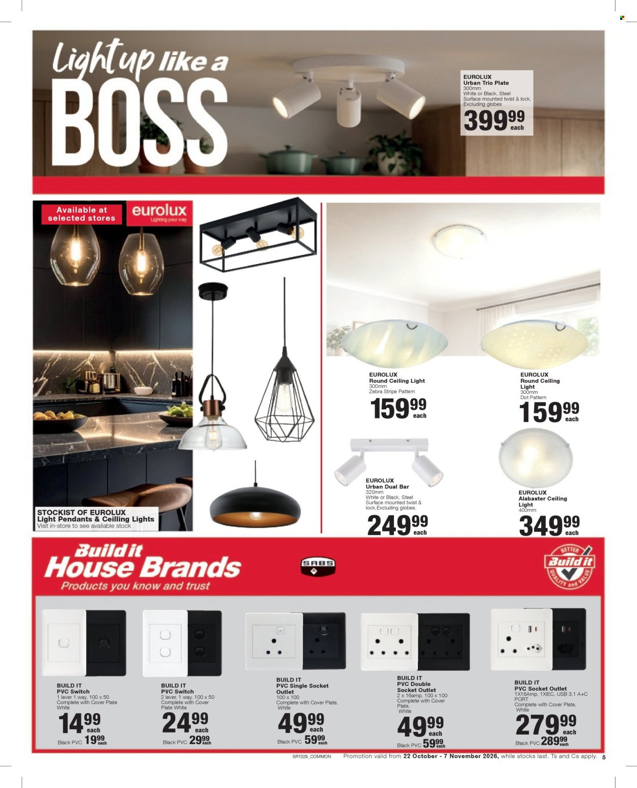 BUILD IT specials - From Thursday 22 Oct 2026