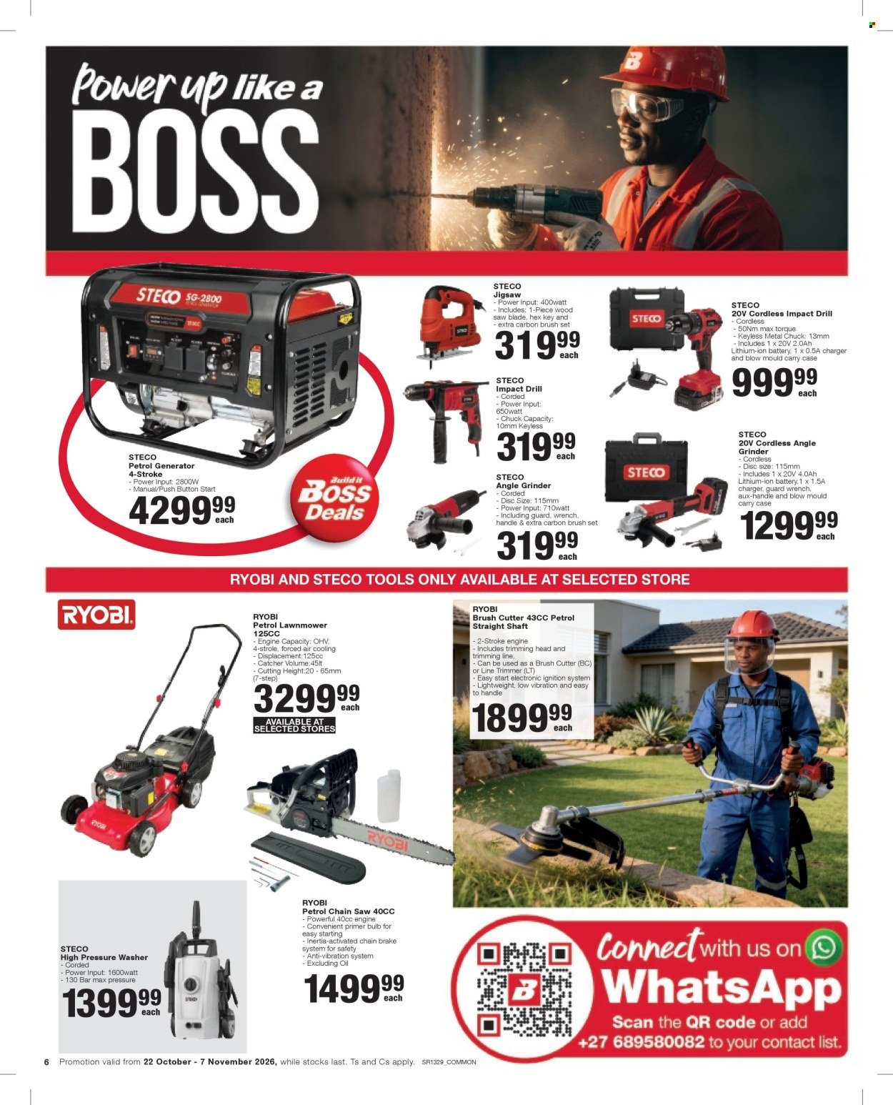BUILD IT specials - From Thursday 22 Oct 2026
