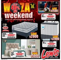 LEWIS specials - From Friday 19 Jun 2026
