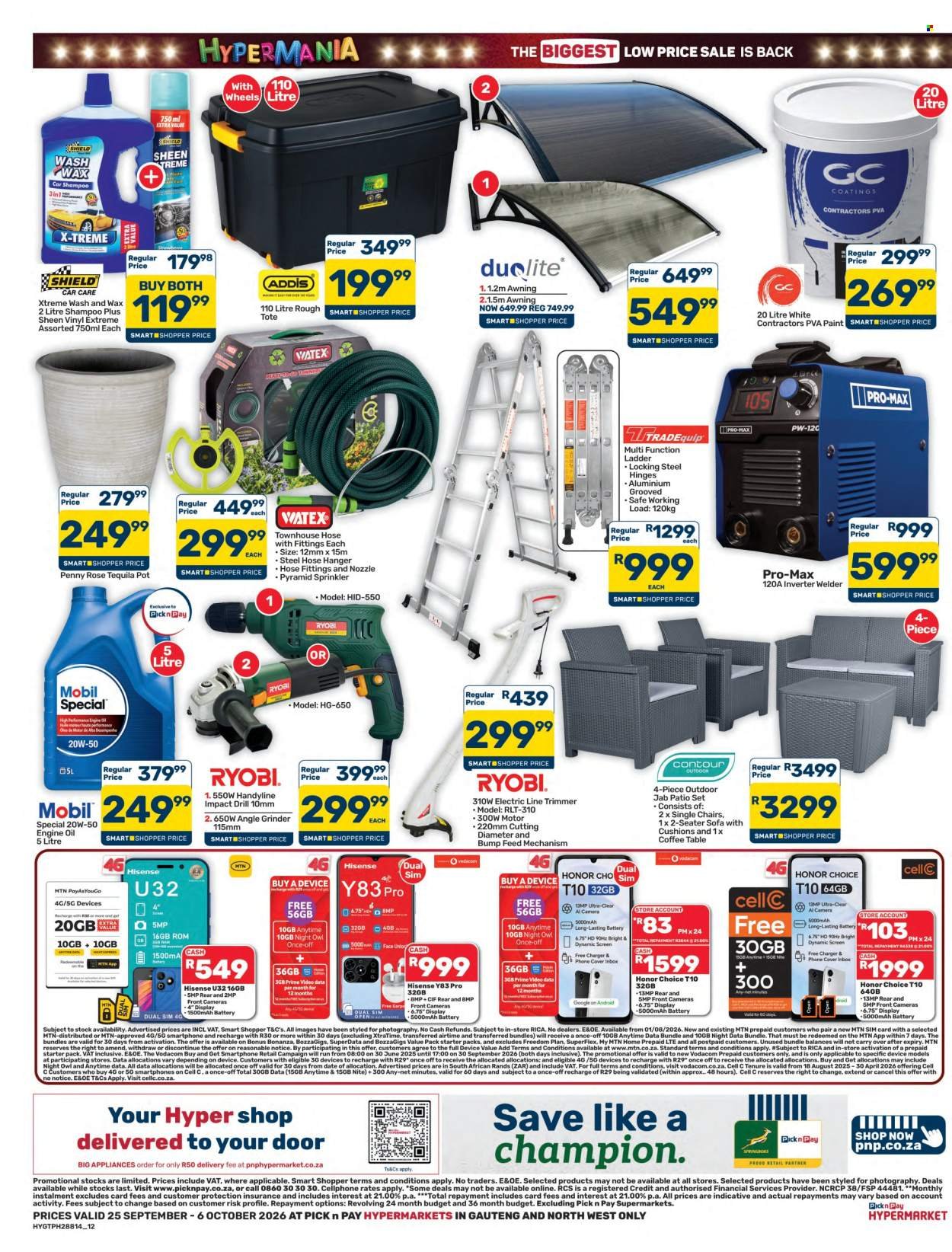 PICK N PAY specials - Hypermarket Specials