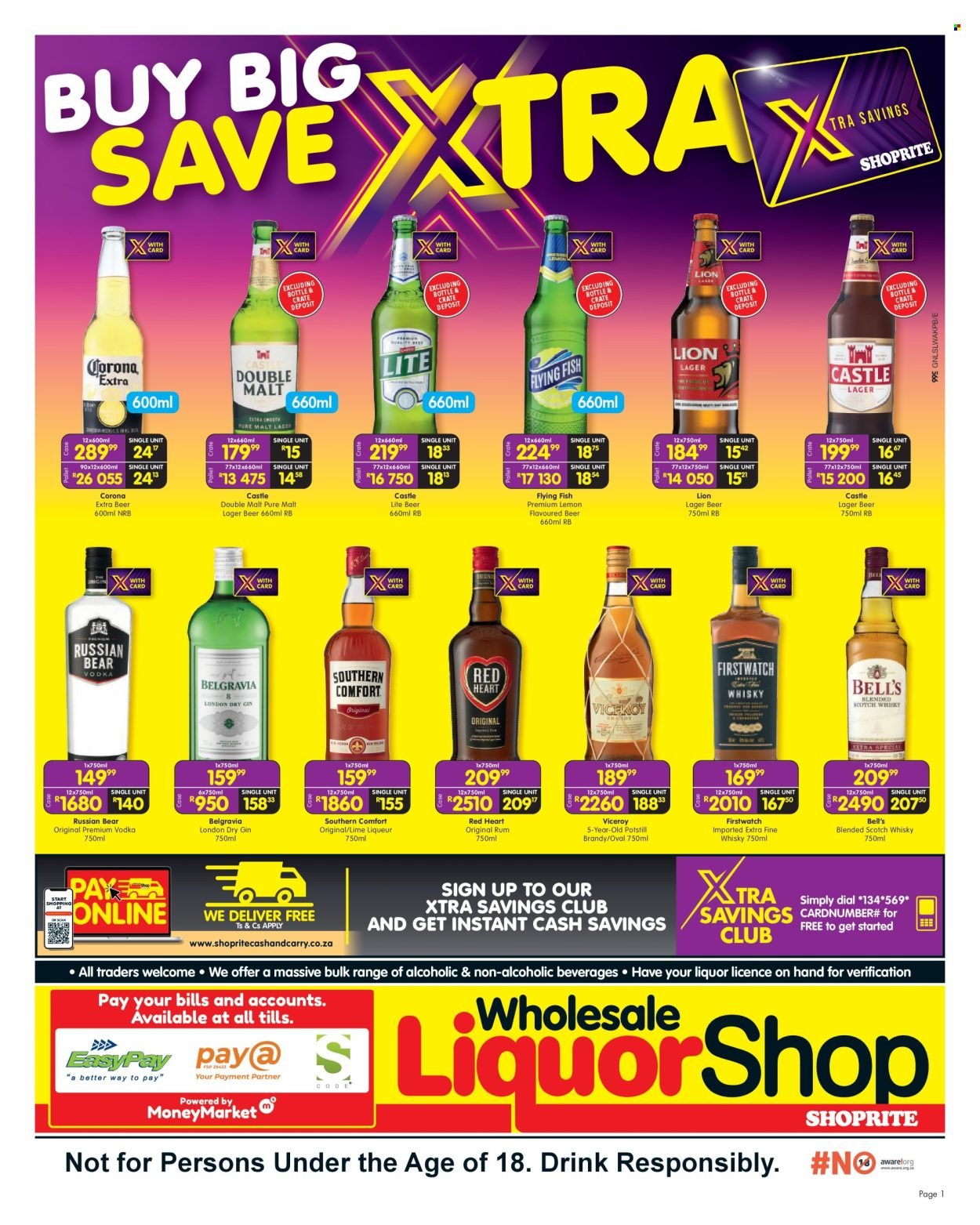 SHOPRITE specials - Wholesale LiquorShop Savings Selected Stores (2026-05-11 - 2026-05-24) | 1