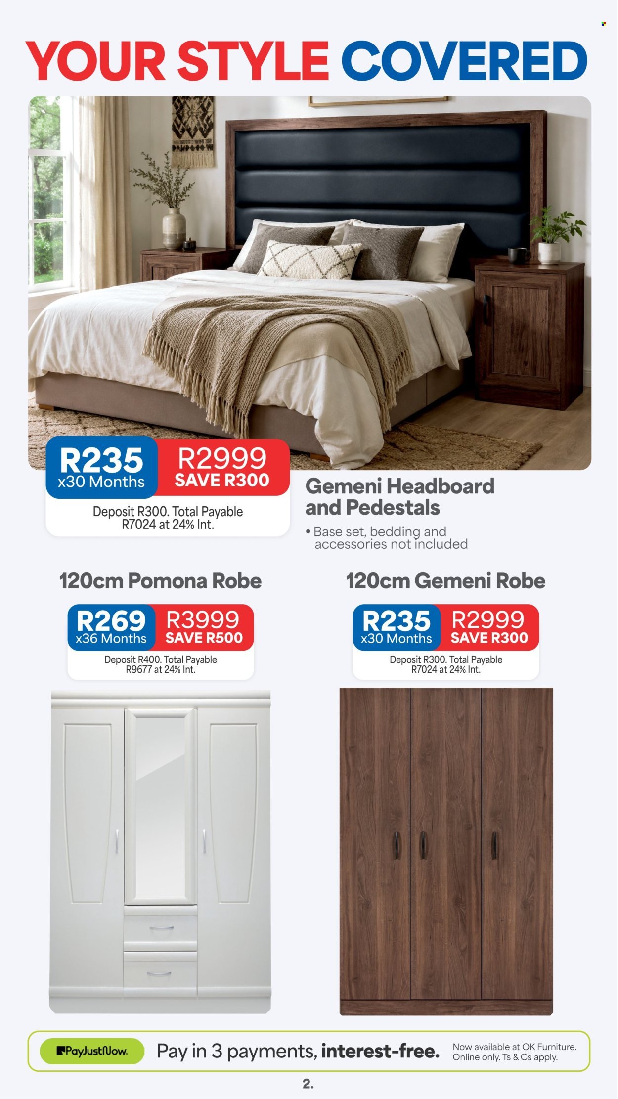 OK FURNITURE specials - From Monday 7 Sept 2026
