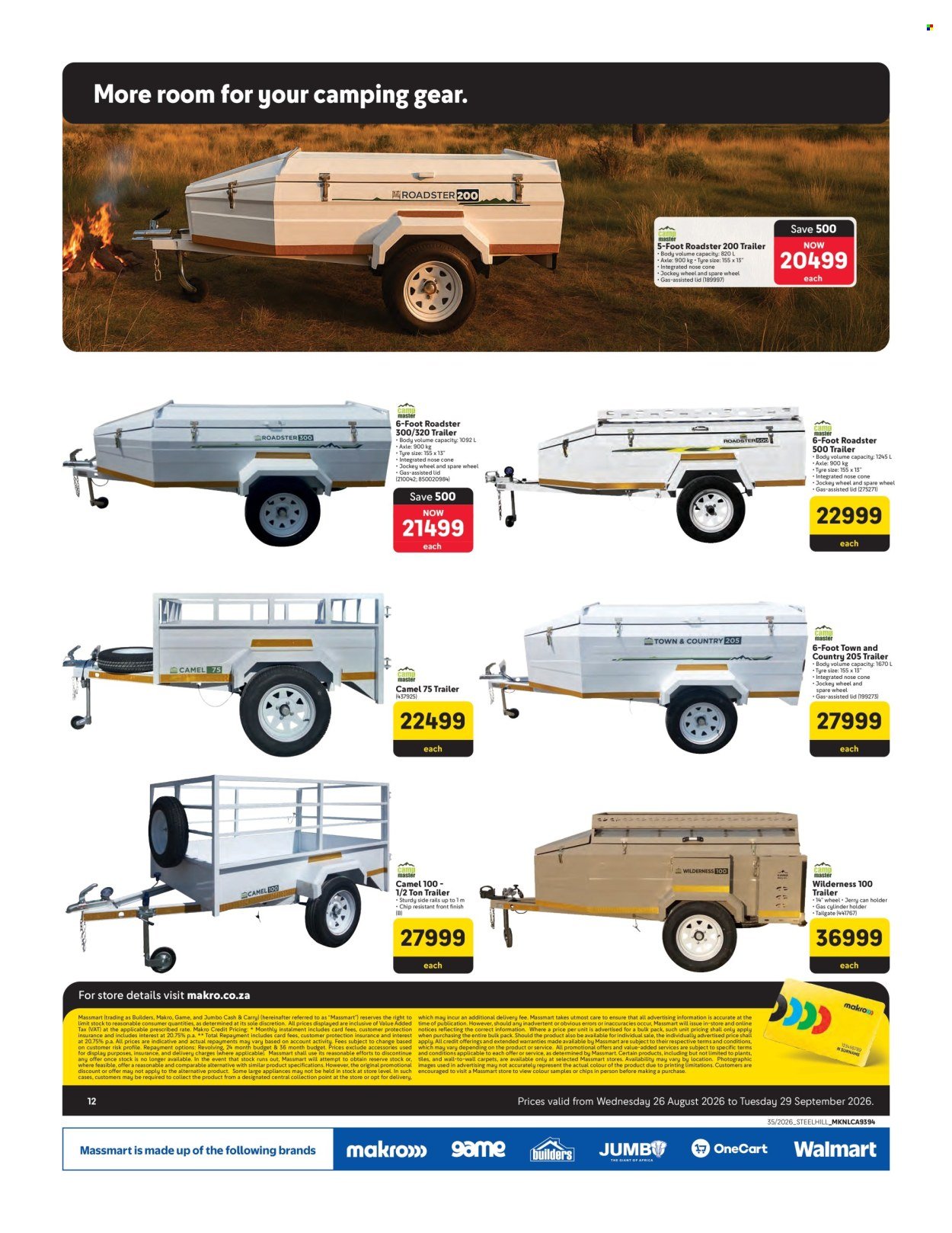 MAKRO specials - Spring into camping savings