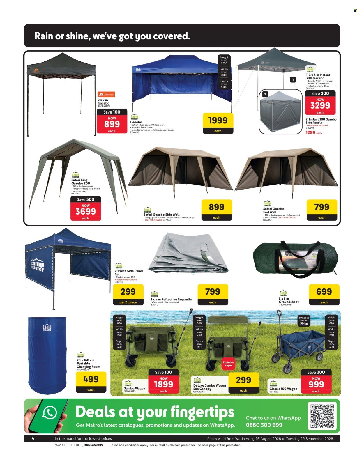 MAKRO specials - Spring into camping savings