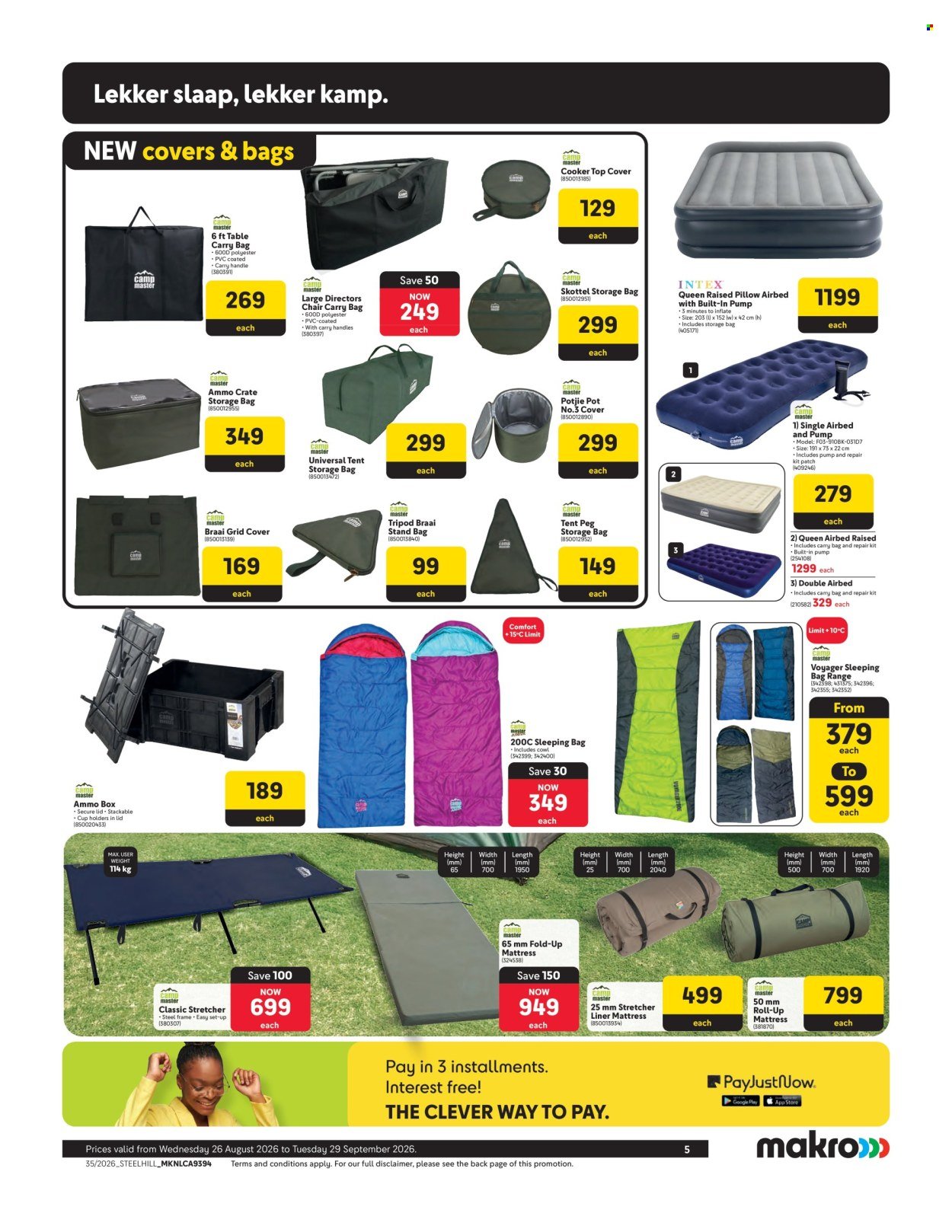 MAKRO specials - Spring into camping savings