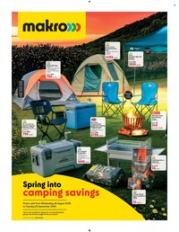MAKRO specials - Spring into camping savings