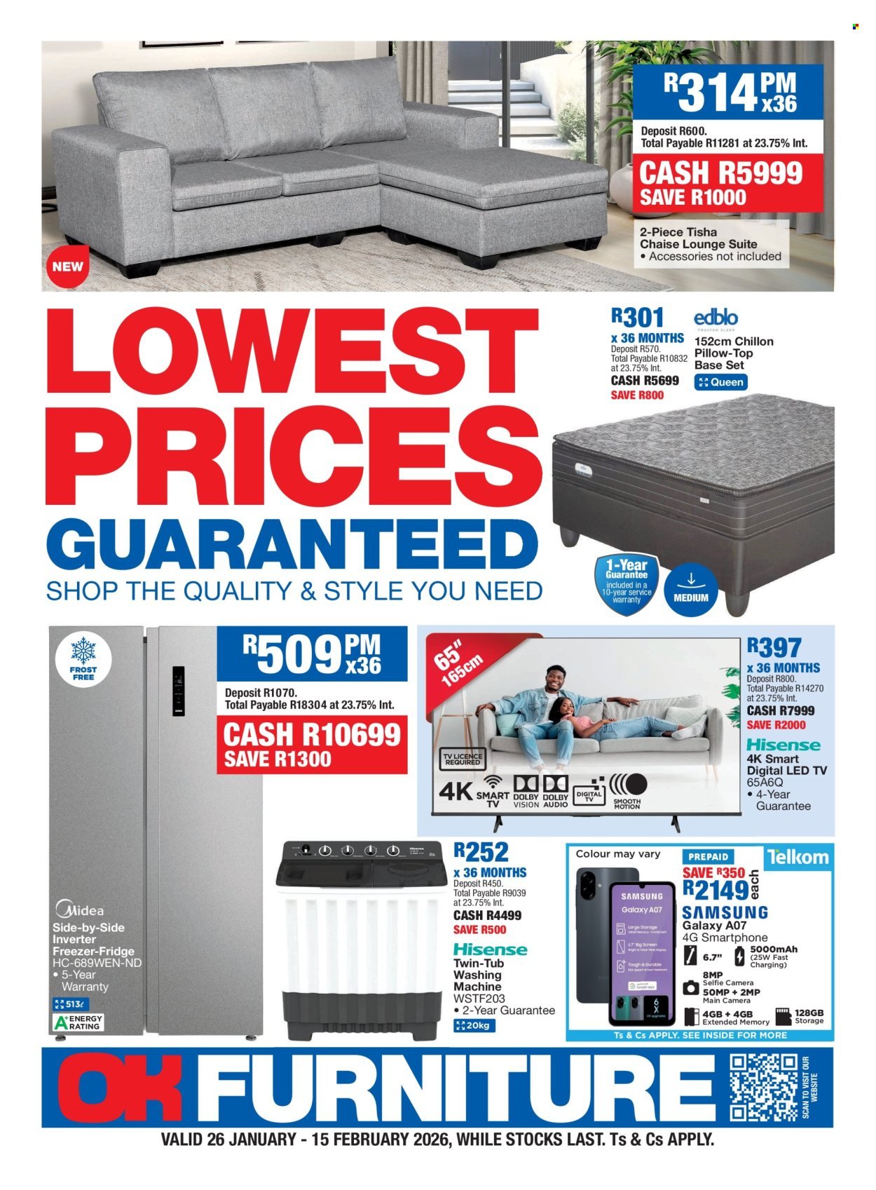 OK FURNITURE specials - From Monday 26 Jan 2026 (2026-01-26 - 2026-02-15) | 1